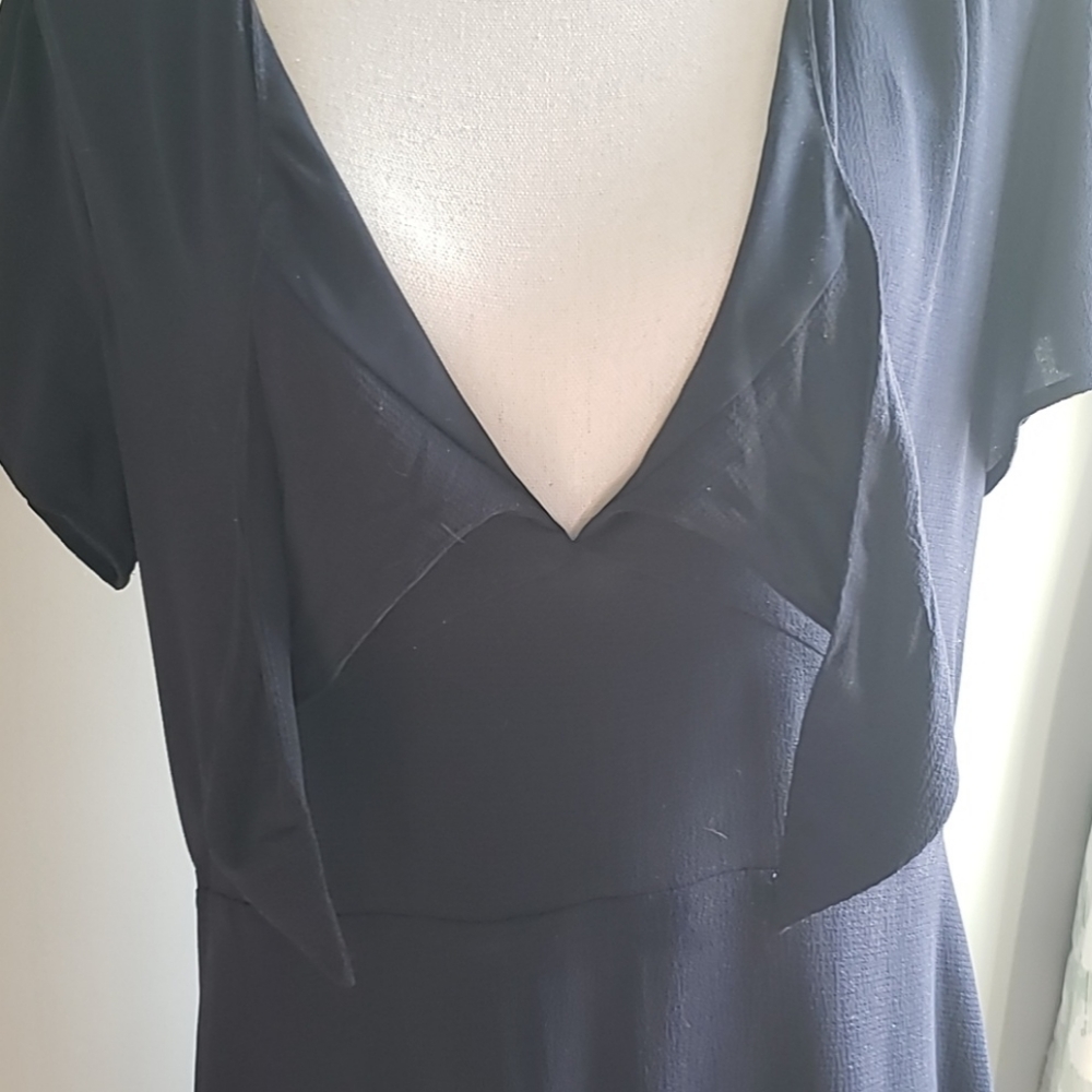 Navy Blue CeCe sz 14 dress - Picture 3 of 8